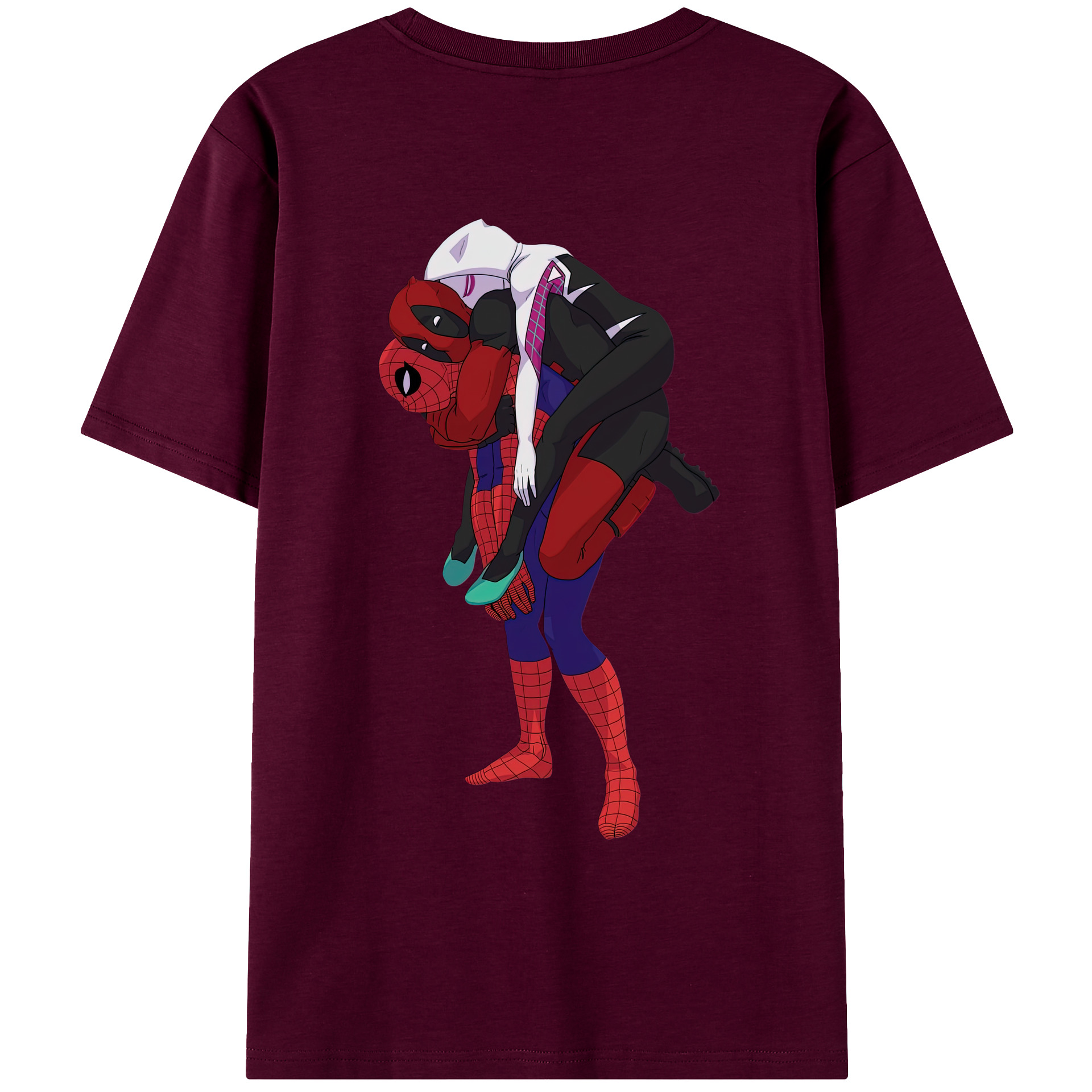 （画像用） Deadpool デッドプール レディース半袖Tシャツ(バックプリント)